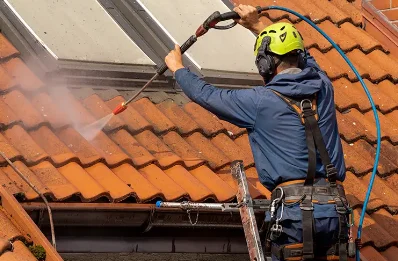 Démoussage et hydrofuge de toiture à Quinssaines